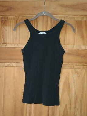 H&M Black Ribbed Tank Top